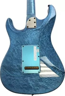 ESP Snapper AL-HR in Liquid Metal Blue 2